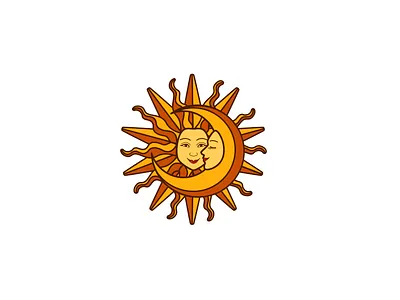 Sun art book character colors concept art design digital illustration logo sun vector vectorart