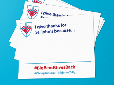 Giving Tuesday Selfie Sign bigbendgivesback church episcopal giving tuesday paper sign stjohns tallahassee