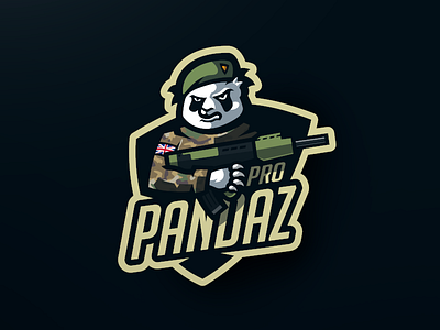 ProPandaz design esport illustration illustrator logo mascot panda sport vector