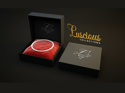 Luscious Collection Logo Mark UseCase jewelry logo mockup