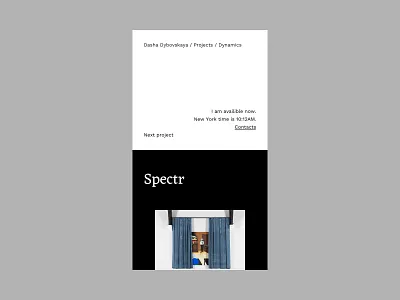 Creative Developer Portfolio Project portfolio