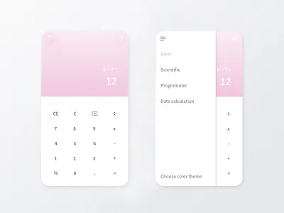 Calculator appdesign dailyui dailyui004 dailyuichallenge uidesign ux design
