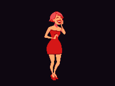 hahaha animation pixel art