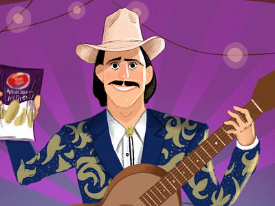 Country Musician charactedesign character comic design draw drawing illustration procreateapp