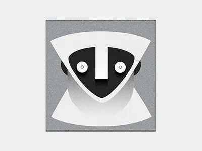 Monk Monkey blackandwhite characer graphic illustration illustrator cc monkey monotone vector