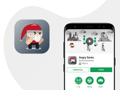 Daily UI 005 :: App Icon 2d 2d character 2d design android app android game androidgame creative dailui dailyui dailyui005 design download download app game google icon icondesign playstore racing unity