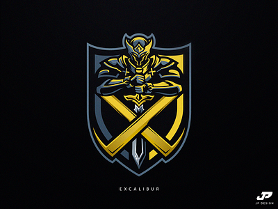 Excalibur esports gaming gaming logo illustration knight knights logo logo design logotype sport logo