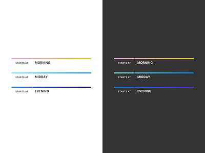 Dayparts day schedule time ui