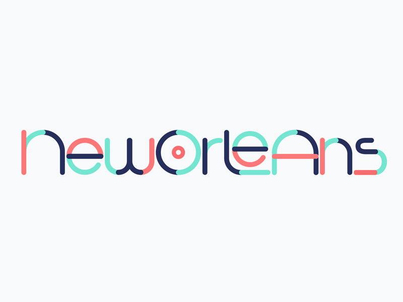 New Orleans Logo Animated animation branding city branding city identity design gif logo new orleans
