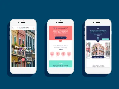 New Orleans Mobile Website branding design digitaldesign neworleans ui ux design ux design web webdesign