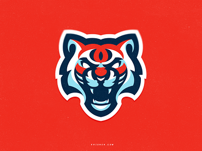 Tiger football logo logotype mascot sport sports logo tiger