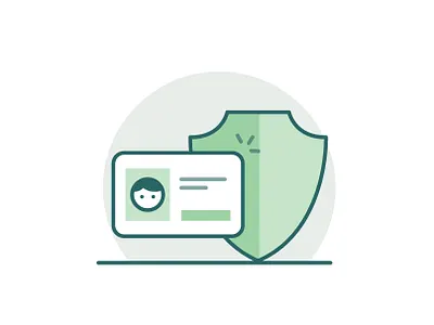 Buyer Protection app branding design flat geometry icon illustration logo minimal pastels secure treebo ui ux vector web