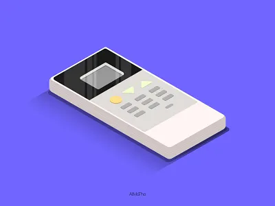 The Remote Control almatho cool dailyillustration design illustration minimal art practice quick sketch remote control vector visual