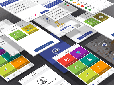 Exam app android aplication app branding design graphic icon ios logo mockup ui ux