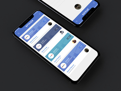 Spinjer corporate branding corporate profile profile profile design profilelist ui ui design user profile