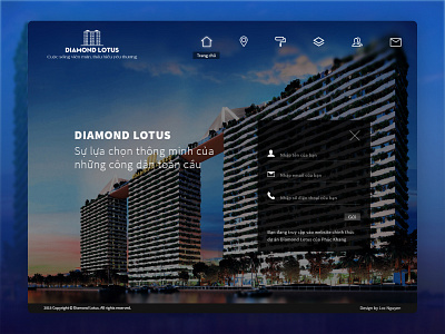 Diamond Lotus Riverside diamond lotus riverside hompage design ui website design