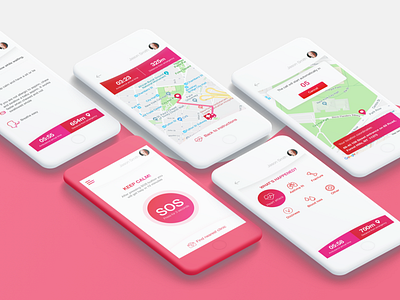 Emergency Call ambulance app call design emergency healthcare ios medical mobile app design product design ui ux