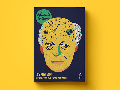 Mirrors: Stories Of Almost Everyone book cover design eduardo galeano face illustration mirrors