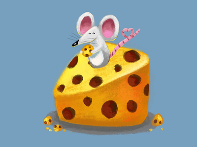 Little Mouse animals character design children digital art illustration