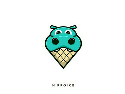 Hippo ice icecream hippo creative