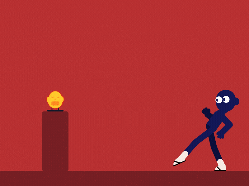 Do it like indy 2d animation after effects animation character fun gif illustrator loop motion motion graphics ouch