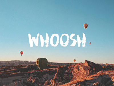 Daily Logo Challenge | #002 Whoosh Logo Design challenge dailylogochallange design hot air ballon logo logochallenge