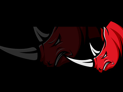 RHINO ai artwork brandidentity branding design esport esports gorilla graphicdesign icon illustraion illustration logo mascot mascot logo rhino tshirt typography vector
