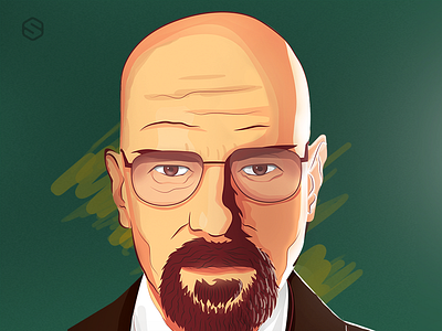 Dribble art breakingbad design digital heisenberg illustration vector walterwhite