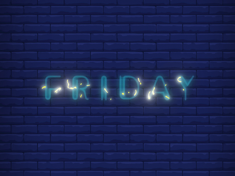 Happy Friday ae after effects animation design freelance designer happy friday letter animation remote work