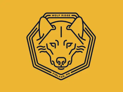 Wolf design illustration minnesota north tshirt tshirts typography wolf