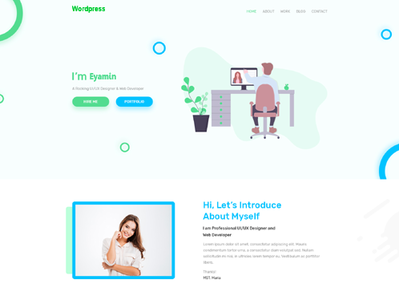 Wordpress Theme Example design website wordpress wordpress design