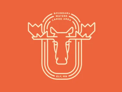 Moose design illustration minnesota moose north tshirt tshirts typography