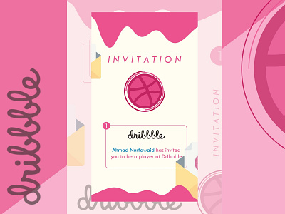 Simple Milk Design for Invitation ahmad nurfawaid design ui