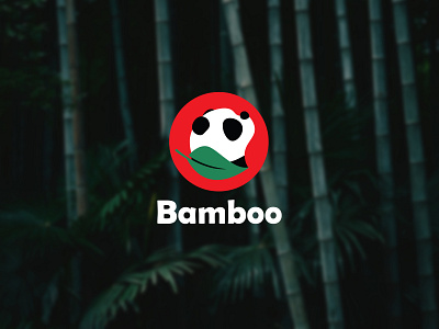 Daily Logo Challenge | #003 Panda Logo bamboo challenge dailylogo. graphic design dailylogochallange logo logo a day panda