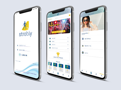 Strobly's app app design app designer design ui uidesign user interface design ux web