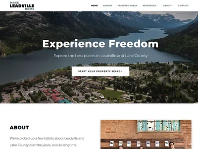 Real Estate Website clean design minimal real estate simple website wordpress