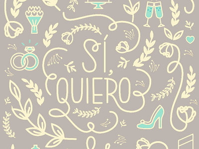 Wedding book botanical digital digitalart drawing flowers illustration lettering typography vector