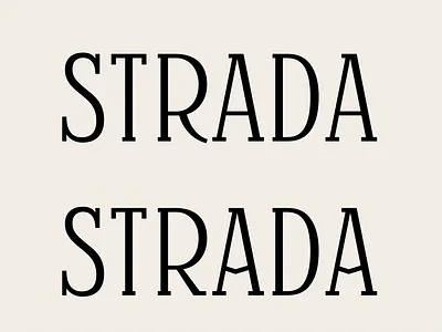 Strada. font font design lettering type type design typography