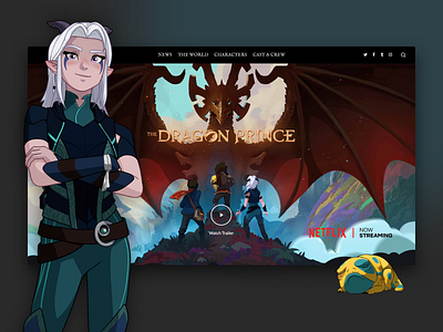 The Dragon Prince bait callum ezran netflix rayla the dragon prince