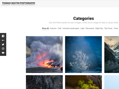 Thomas Heaton clean design designer development gallery grid heaton minimal photography simple site theme thomas thomas heaton vancouver web website white wordpress