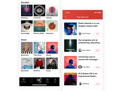 Netease Music Redesign app appdesign app，ui concept icon sketch ui