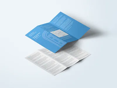 Ipswich Institute Leaflet One design leaflet tri fold