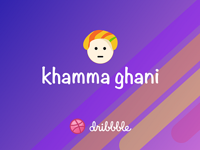 Hello Dribbble colorful gujrat head portrait hello dribbble hellodribble indian