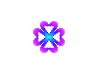 Flowers Gradient Exploration didier flowers gradient graphiste laureaux logo