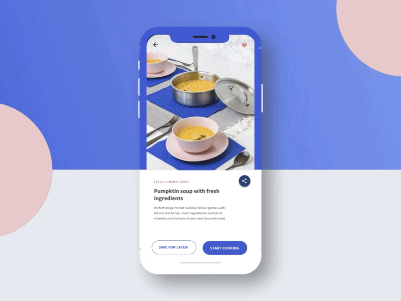 Daily UI Challenge Social share #011 adobe animation app app animation app concept app dashboard app design daily ui challenge dailyui dailyuichallenge design food illustration minimal principle sketch social share ui ux