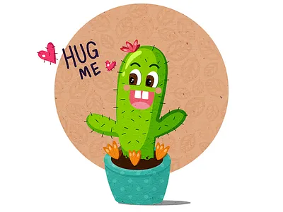 Barbary Fig barbary colors design fig flat illustration illustrator photoshop texture vector wacom wacom tablet