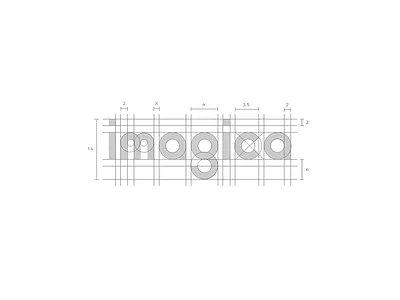 Imagica Grid brand branding concept cool creative design designer graphic hire idea identity illustrator inspiration invite logo logo design logotype mark monogram photoshop