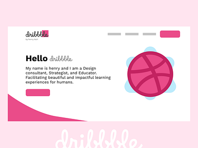 Hello dribbble debut illustration ui ux