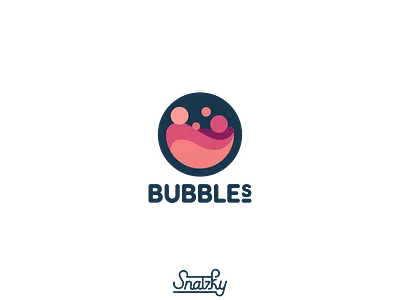 Bubbles Logo adobe branding bubble colors flat graphic icon identity illustration illustrator logo logos
