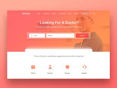 Healthcare CRM service app app concept branding design first shot icon illustator illustration interace landing page logo minimal typography ui ux vector web website welcome